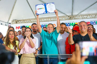 Brandão entrega obras no aniversário de 64 anos de Paço do Lumiar