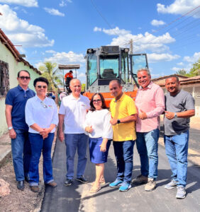 Deputado Aluízio Santos garante asfaltamento no bairro Idalina Mendes em Chapadinha