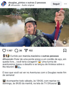 TV Difusora ignora realidade e expõe falta de sensibilidade com estado de saúde de Douglas Pinto