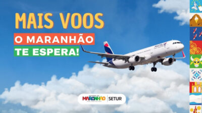 Turismo comemora nova rota da LATAM e aumento de voos para a capital maranhense