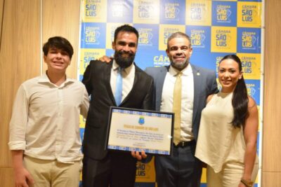Câmara entrega título de cidadão ludovicense ao educador físico e triatleta Dilsoncley “Pará”