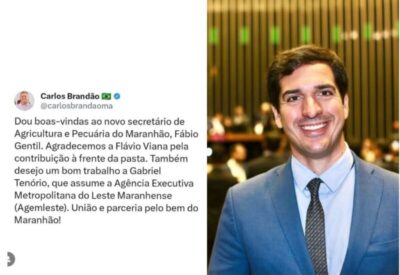 Brandão nomeia Gabriel Tenório para comandar a AGEMLESTE