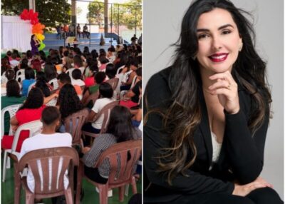 Prefeita Fabiana Mendes abre Formação Pedagógica com palestra inspiradora em Presidente Vargas