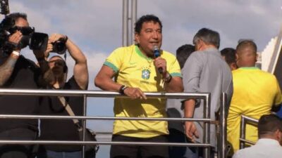 Magno Malta chama Carmem Lúcia de “tirana” e critica STF em manifestação na Av. Paulista