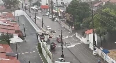 Inmet publica alerta para chuvas de perigo potencial até este sábado (15)