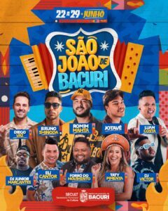 Prefeitura de Bacuri divulga Programação do maior São João da região entre os dias 22 e 29 de junho