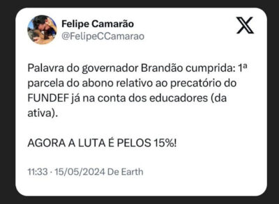 Tá na conta! Estado começa a pagar precatórios do Fundef a professores do MA…