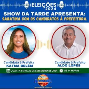 Katma Belém mostra porque é a melhor e mais preparada candidata a prefeita de Cururupu, durante sabatina da Rádio Alvorada