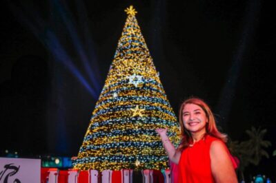 Iracema Vale prestigia abertura da Vila Encantada do ‘Natal dos Sonhos’