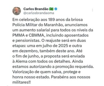 Governo confirma reajuste salarial e promoções para Policiais Militares e Corpo de Bombeiros