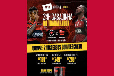 Ingressos com promoção para Botafogo-PB e Flamengo no Castelão