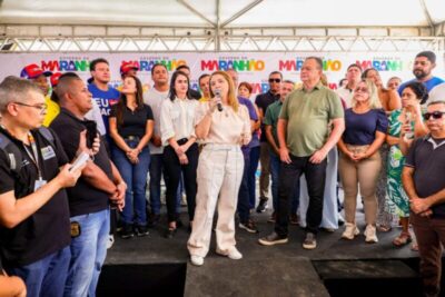 Iracema Vale ressalta caráter municipalista do Governo do Estado durante inaugurações em Paço do Lumiar