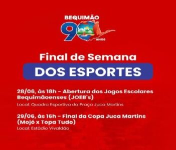 Bequimão realiza abertura do JOEB’s e final da Copa Juca Martins neste fim de semana