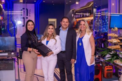 Casal de empresários, Ângela Duarte e Higor Trindade, inauguram HD Info