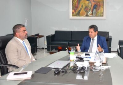Procurador-geral de justiça recebe visita do presidente da câmara de São Luís