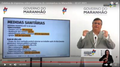 Vídeo: Flávio Dino flexibiliza entretenimentos em todo o estado