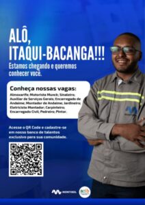 Parceria entre Montisol, Vale e Acib oferece vagas prioritárias para a Comunidade Itaqui-Bacanga