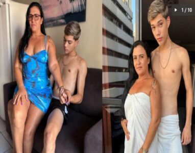 Mulher de 45 anos assume romance com jovem de 18, vídeos vazam e causam polêmica