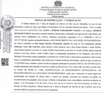 Edital de Notificação