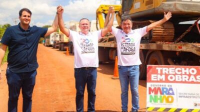 Orleans Brandão participa de solenidade de assinatura Ordem de Serviço para Pavimentação da estrada do Afoga em Anajatuba