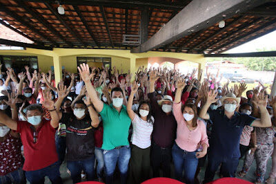 Em Vargem Grande, Senadora Eliziane Gama reafirma apoio à reeleição do Prefeito Carlinhos Barros