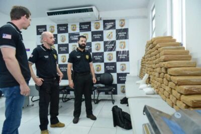 Polícia Civil apreende 200 kg de cocaína avaliados em cerca de R$ 10 milhões