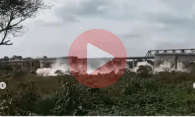 Desabamento: Vídeo de vereador registra momento em que a ponte cede