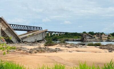 Restante da ponte Juscelino Kubitschek é implodido na tarde deste domingo