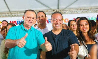 Brandão leva carrinhos do Mais Renda, inaugura obras e anuncia mais escolas para Paço do Lumiar