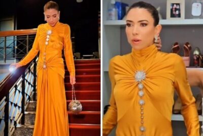 Patrícia Abravanel repete look de Sabrina Sato em ‘estreia’ na Globo