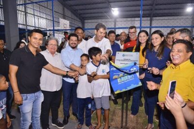 Prefeito Braide entrega praças e quadras nos bairros Ipem Angelim e Ipem São Cristóvão