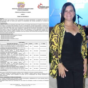 Gastos questionáveis: Prefeita Valéria Castro abre licitação para serviços de hotelaria/hospedagem orçada em quase R$ 300 mil