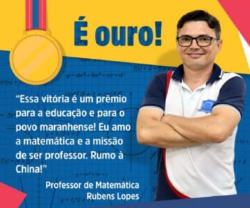 Professor maranhense é ouro em Olimpíadas de Matemática
