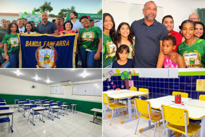 Prefeito Roberto Costa entrega duas escolas reformadas em Bacabal