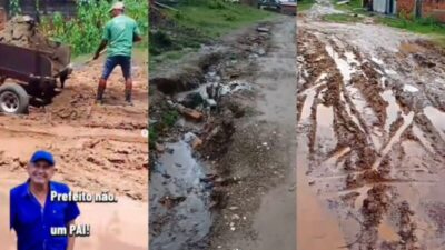 Moradores denunciam em vídeos abandono das ruas de São Bento; município já recebeu R$ 48 milhões em 2025 e falta de infraestrutura é gritante!
