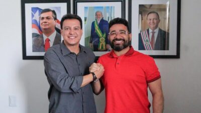 Camarão recebe prefeito de Peritoró, apontado como candidato à presidência da Famem