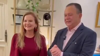 Maura Jorge é recebida por Brandão e reforça parceria por Lago da Pedra