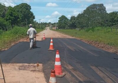 Dr. Rômulo destaca início da recuperação da MA-313, entre as cidades de Cajapió e São Vicente Ferrer