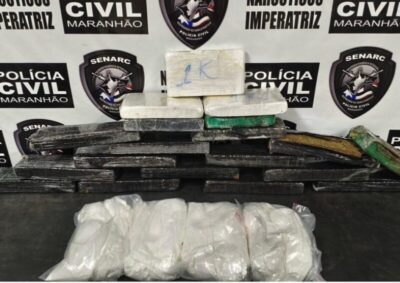 Carga vinda de SP com mais de 20 quilos de drogas é interceptada em Imperatriz
