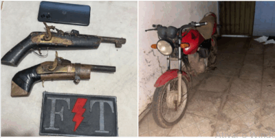 AÇÕES DA FORÇA TÁTICA EM ITAPECURU RESULTAM NA APREENSÃO DE UMA MOTOCICLETA E DUAS GARRUNCHAS