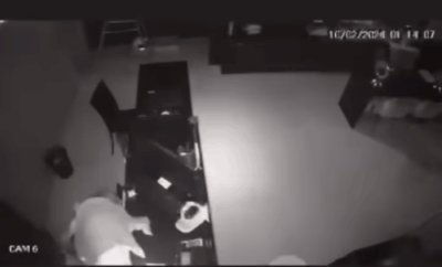 Roubo é flagrado nas câmeras de videomonitoramento no Centro de Itapecuru-Mirim/MA