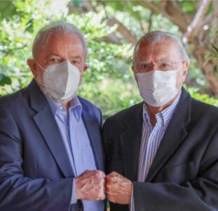 Encontro entre ex presidentes Lula e Sarney