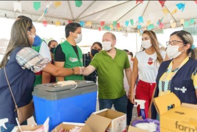 Ana Paula comemora avanço na imunização em Pinheiro