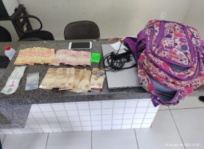 Casal suspeito de passar notas falsas em comércios é preso em  Anajatuba/MA