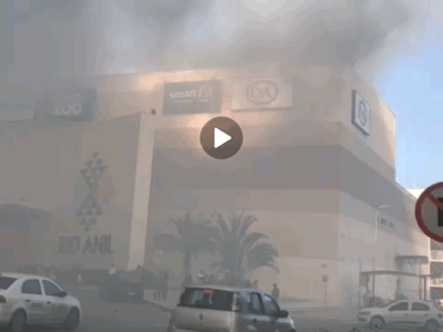 Shopping Rio Anil em chamas, correria, desespero mobiliza várias equipes do SAMU e dos Bombeiros