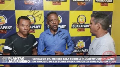 Vereador Dr. José Mendes explica sobre inconstitucionalidade dos juros de mora em relação aos precatórios do FUNDEF