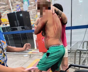 Homem é atingido por golpes de faca no pescoço dentro de supermercado na capital