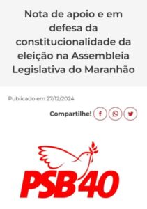 PSB nacional emite nota pela legalidade da eleição de Iracema Vale