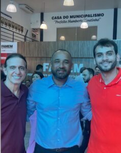 Defensores do municipalismo, Gentil Neto e Fábio Gentil estiveram na eleição da Famem…