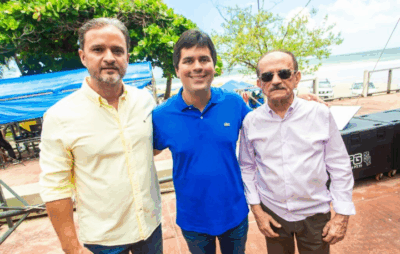 Júlio Filho marca presença em evento de assinatura de Ordem de Serviço da extensão da Av. Litorânea